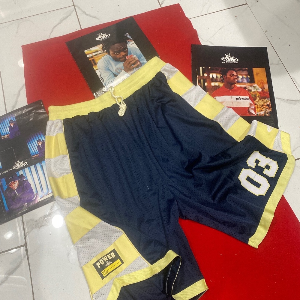 PNB Nation Vintage Jersey Shooters Shorts Sz XL